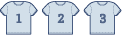 3 t-shirts