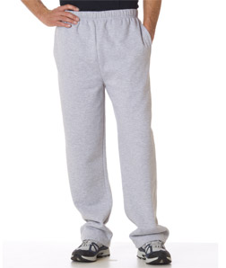 (1277br) Badger Adult Fleece Open-Bottom Pants