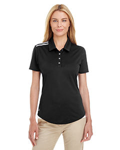 adidas Golf Ladies' 3-Stripes Shoulder Polo
