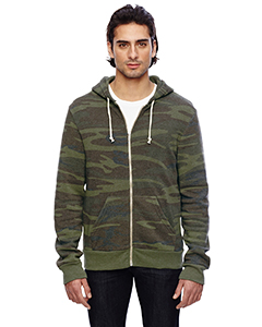 Alternative Men's Eco Fleece Triblend Rocky Full-Zip Fashion Hoodie