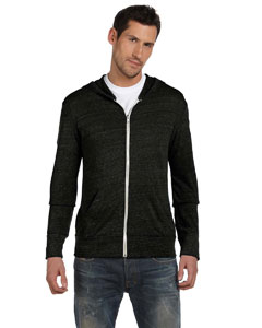 Alternative Men's Eco Jersey Triblend Long-Sleeve Full Zip Fashion Hoodie