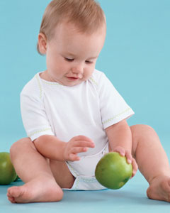 Apples & Oranges Infant's Bobbie Zig-Zag Creeper
