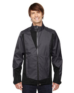 Ash City - North End Sport Blue Men's Commute Three-Layer Light Bonded Two-Tone Soft Shell Jacket wi