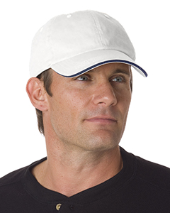 Bayside Washed Cotton Unstructured Sandwich Cap