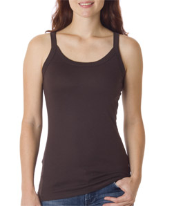 Bella Ladies Catrina Sheer Rib Tank