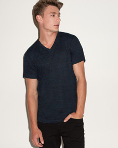 Bella Men's 3.4 oz. Short-Sleeve V-Neck Triblend