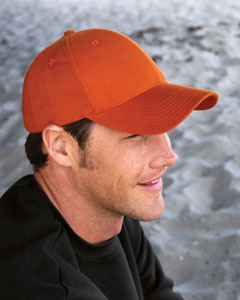 Big Accessories 6-Panel Brushed Twill Structured Cap