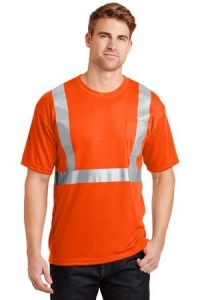 CornerStone® - ANSI 107 Class 2 Safety T-Shirt.  CS401.
