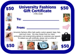 $50 Gift Certificate