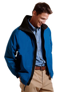 Harriton Fleece-Lined Nylon Jacket