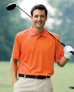 Harriton Men's 4 oz. Polytech Polo