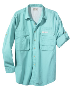 Hook & Tackle Men's Gulf Stream Long-Sleeve Fishing Shirt