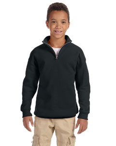 Jerzees Youth 8 oz., 50/50 NuBlend Quarter-Zip Cadet Collar Sweatshirt