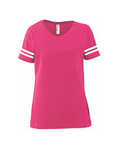 LAT Ladies' Fine Jersey Football Tee