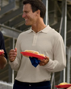 (m265la) Harriton 5.6 oz. Easy Blend Long-Sleeve Polo