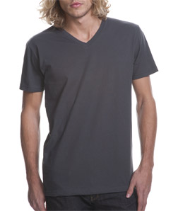 (n3200br) Next Level Fitted Short-Sleeve V