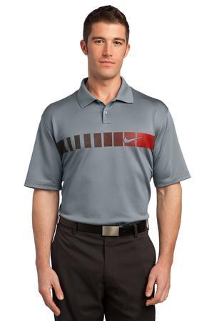 Nike Golf Dri-FIT Chest Stripe Print Polo