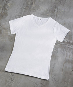 SubliVie Ladies V-Neck Polyester T-Shirt