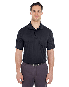UltraClub Adult Cool & Dry Mesh Pique Polo with Pocket