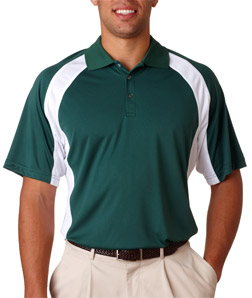 UltraClub Adult UltraClub Cool-N-Dry Sport Performance Color Block Polo