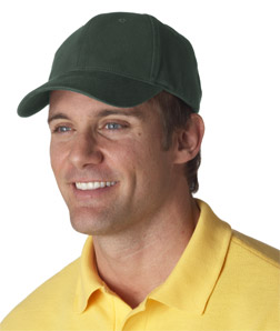 UltraClub Classic Cut Brushed Cotton Twill Constructed Cap