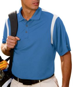 (z0095br) Izod Adult Contrast Color Body Mapping Polo