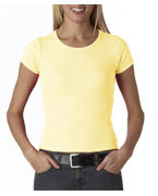 custom screen printed women's scoop neck t shirt