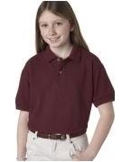 custom embroidered kid polo shirt