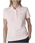 custom screen printed women's polo shirt