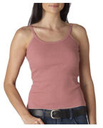 Monogrammed Anvil Ladies' Scallop-Trim Tank Top 2425br