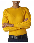Monogrammed JERZEES Adult 50/50 Long-Sleeve Tee 29LSbr