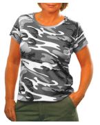 Customize Code V Ladies' Fine Jersey Camouflage T-Shirt