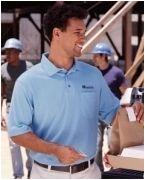 custom screen printed polo shirt with pocket