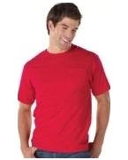 custom screen printed pocket t shirt