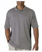 custom screen printed polo shirt with pattern
