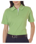 custom embroidered women's polo shirt