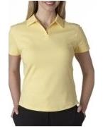 custom screen printed women's polo shirt