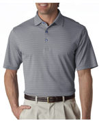 custom screen printed polo shirt with pattern