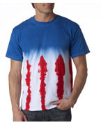 Monogram Gildan Tie-Dyes Adult Patriotic Flag Tee