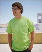 custom screen printed pocket t shirt