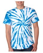 Personalize Gildan Tie-Dyes Adult Contrast Dye Pinwheel Tee