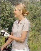 custom embroidered women's polo shirt