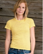 Customized AA2608A Alternative Ladies' Basic Burnout Crewneck Tee