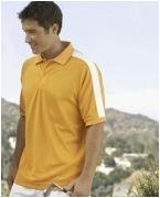 custom screen printed polo shirt with pattern