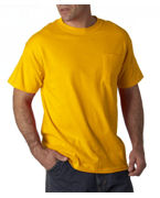custom screen printed pocket t shirt