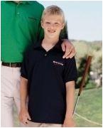 custom embroidered kid polo shirt