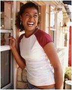 custom screen printed women's henley t shirt