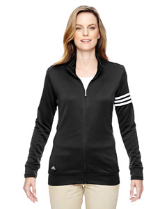 adidas Golf Ladies' climalite 3-Stripes Full-Zip Jacket