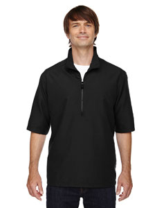 Ash City - North End Men's MICRO Plus Lined Short-Sleeve Wind Shirt with Teflon