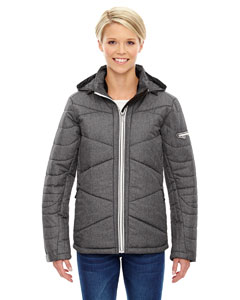Ash City - North End Sport Blue Ladies' Avant Tech Mlange Insulated Jacket with Heat Reflect Technol